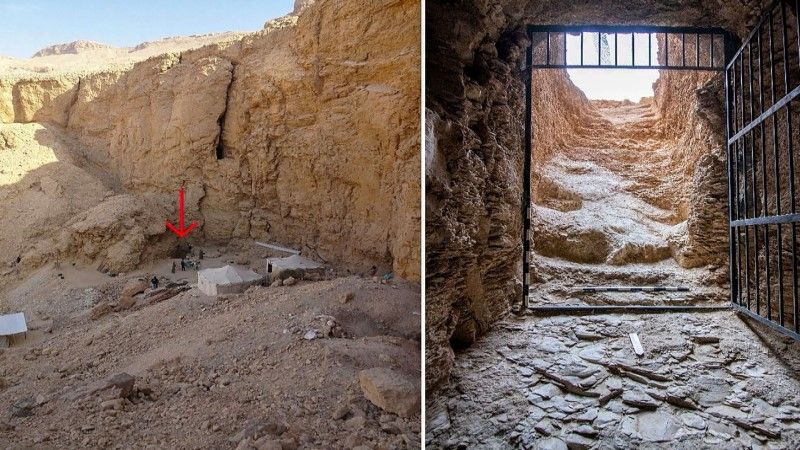 Egipto anuncia el descubrimiento de la tumba del fara&oacute;n Tutmosis II