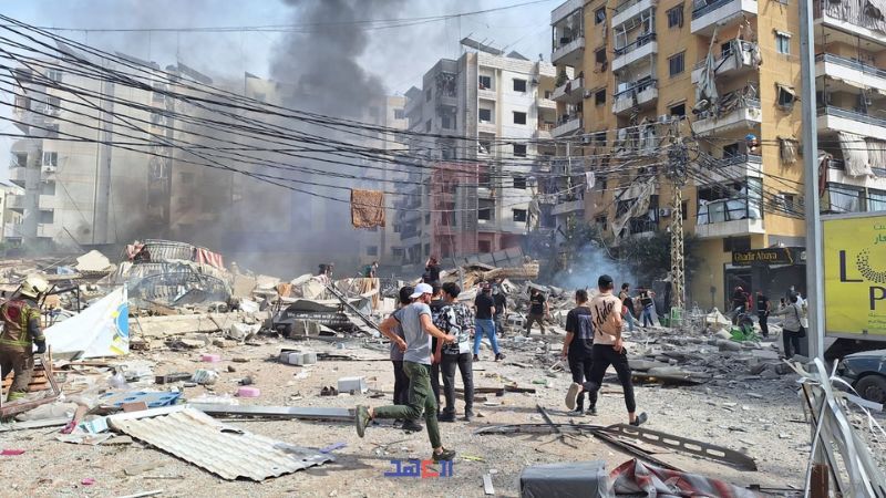 Aviones israel&iacute;es extienden sus agresiones y atacan un suburbio de Beirut