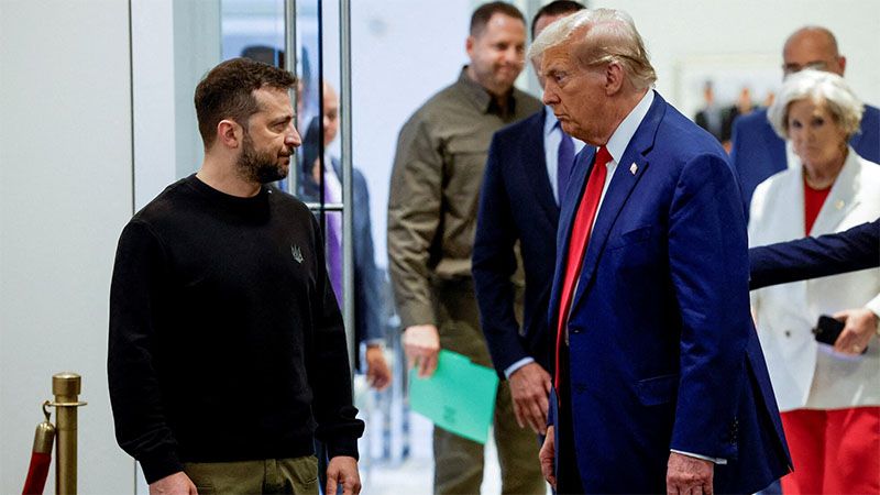 Trump dice que si Zelenski quiere acabar la guerra debe olvidarse de Crimea y OTAN
