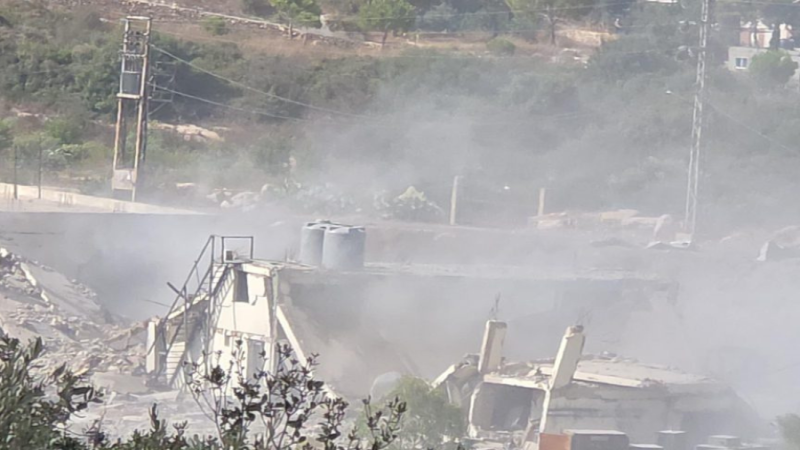 Mueren cuatro personas en una oleada de bombardeos contra varias localidades del sur de L&iacute;bano