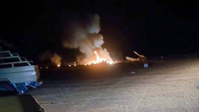 Mueren cinco personas tras estrellarse un helic&oacute;ptero medicalizado en una base a&eacute;rea en el sureste de Libia