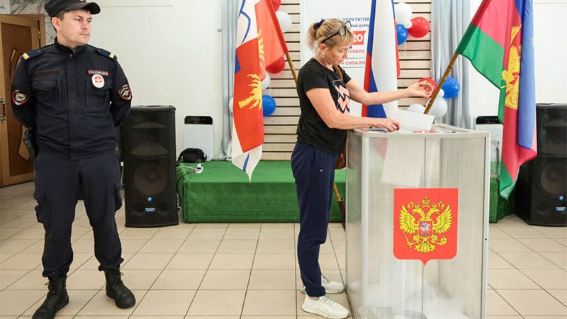El partido gobernante de Rusia se perfila como ganador de las elecciones parlamentarias